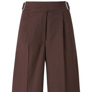 Acne Studios Military Buckle Dark Brown Bermuda Short Size EU 36 NWT
